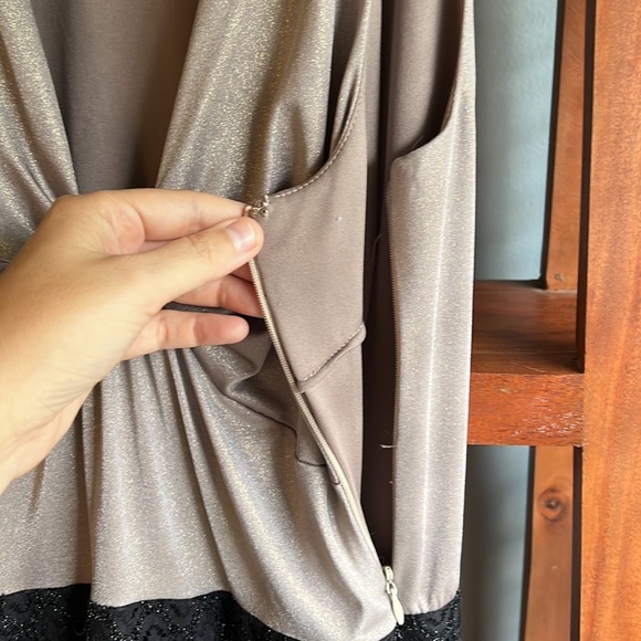 Laundry by Shelli Spiegel Drop Waist Sweetheart Lace Dress - Picture 5 of 9